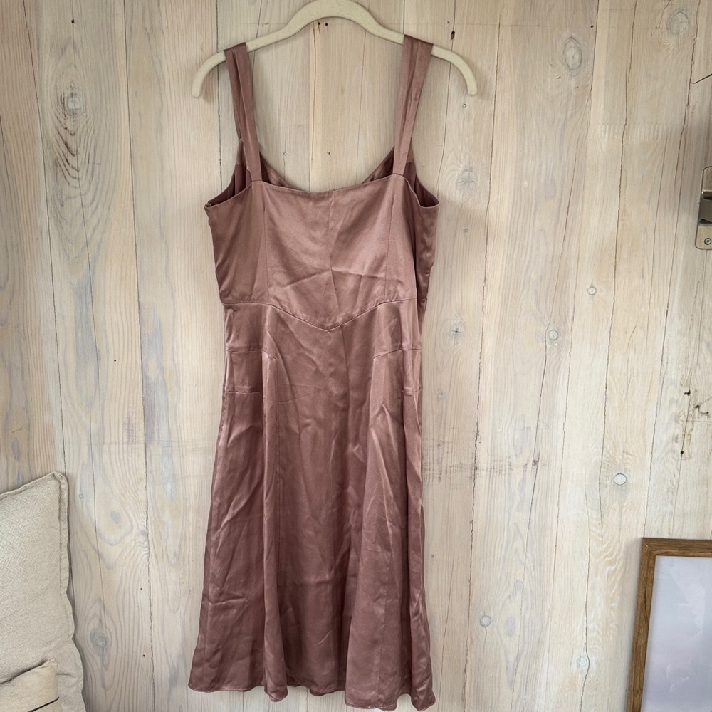 Loft Silk Dress Size 8 - Picture 2 of 11